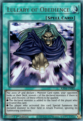 Lullaby of Obedience - RA04-EN085 - (PUR) Prismatic Ultimate Rare - 1st Edition
